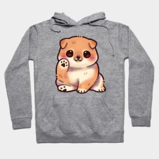 Waving Shiba Hoodie